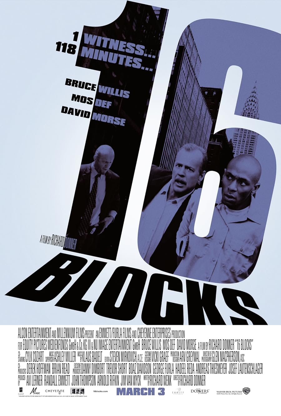 دانلود دوبله فارسی فیلم 16 Blocks 2006