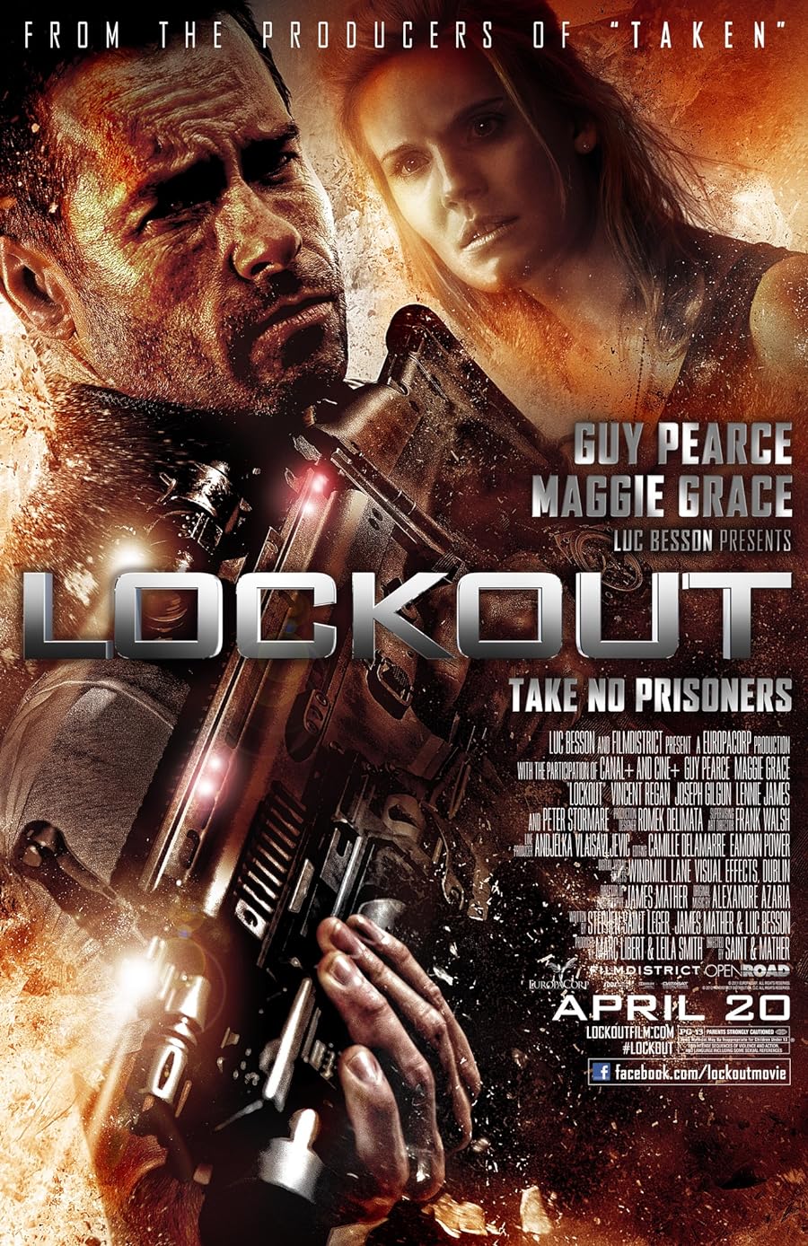 دانلود دوبله فارسی فیلم Lockout 2012