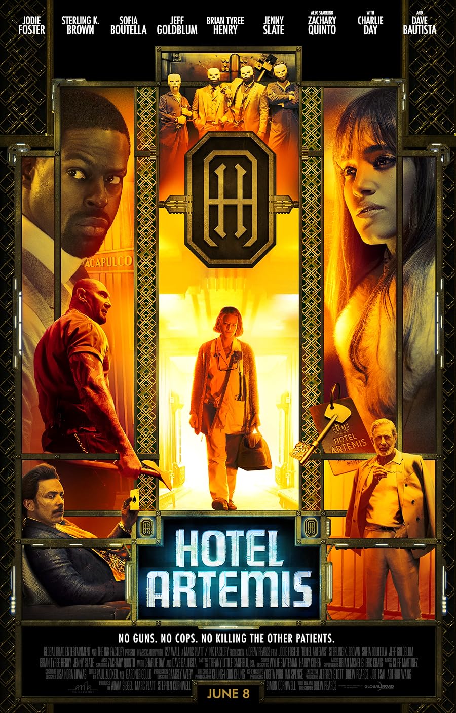 دانلود فیلم Hotel Artemis 2018 با زیرنویس چسبیده