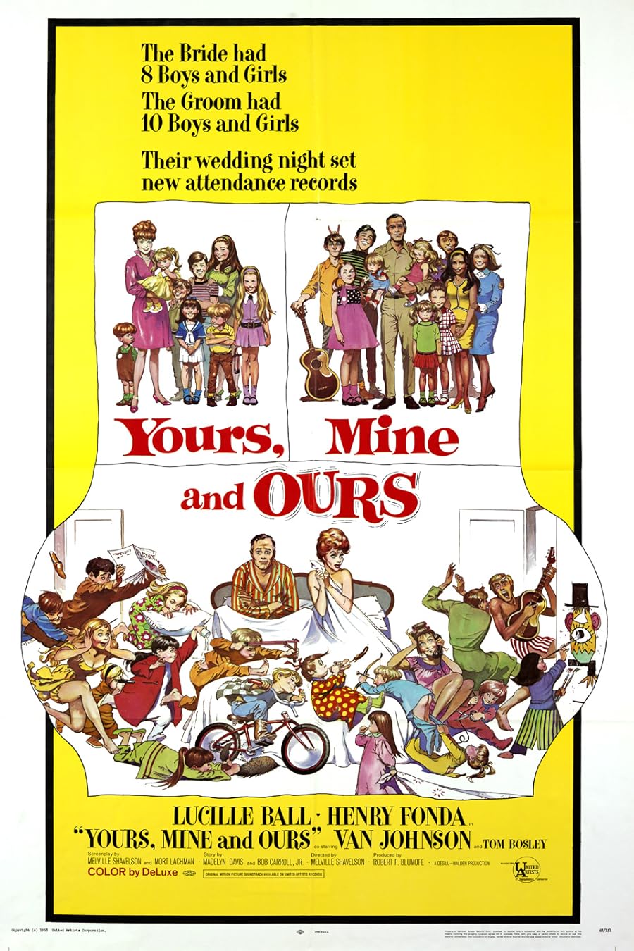 دانلود فیلم Yours, Mine and Ours 1968 با زیرنویس چسبیده